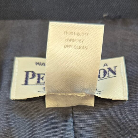 Vintage Pendleton Navy Blazer - Size 12, 100% Virgin Wool, Single Button - Picture 7 of 7